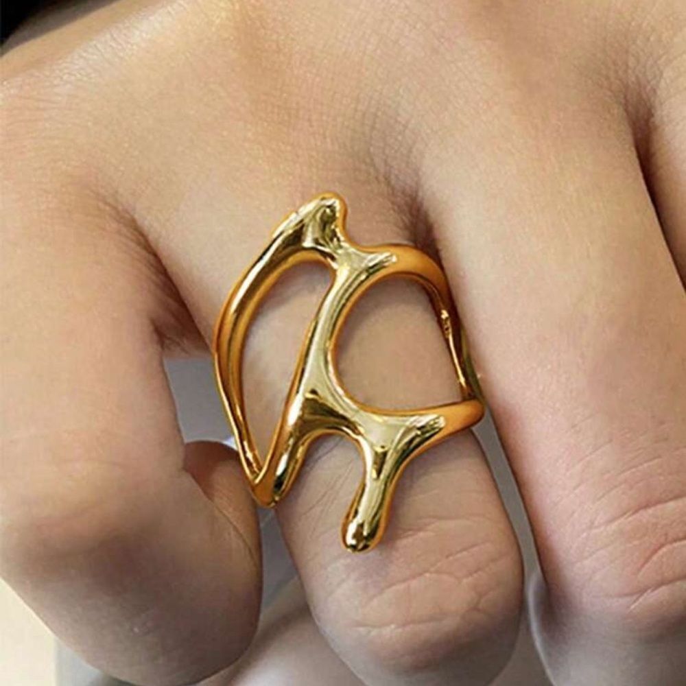 Gold Minimalist Rings A1389